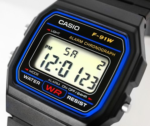 Zegarek Męski CASIO F-91W-1DG Zegarek Męski CASIO F-91W-1DG