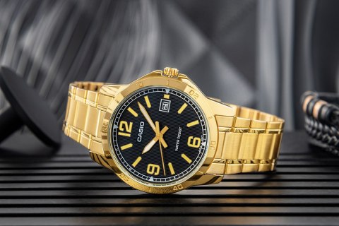 Zegarek Męski CASIO MTP-V004G-1BUDF + BOX Zegarek Męski CASIO MTP-V004G-1BUDF + BOX