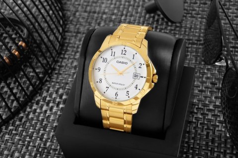 Zegarek Męski CASIO MTP-V004G-7BUDF + BOX Zegarek Męski CASIO MTP-V004G-7BUDF + BOX