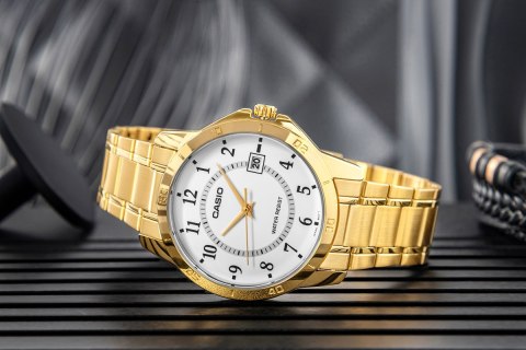 Zegarek Męski CASIO MTP-V004G-7BUDF + BOX Zegarek Męski CASIO MTP-V004G-7BUDF + BOX