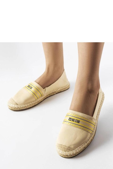 Beżowe espadryle Big Star LL274895 - Solea Beżowe espadryle Big Star LL274895 - Solea
