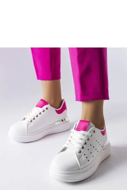 Białe sneakersy z kolorową perforacją Chalut - Solea