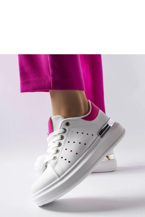 Białe sneakersy z kolorową perforacją Chalut - Solea Białe sneakersy z kolorową perforacją Chalut - Solea