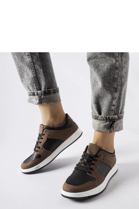Brązowo-czarne sneakersy Jacqueline - Solea Brązowo-czarne sneakersy Jacqueline - Solea