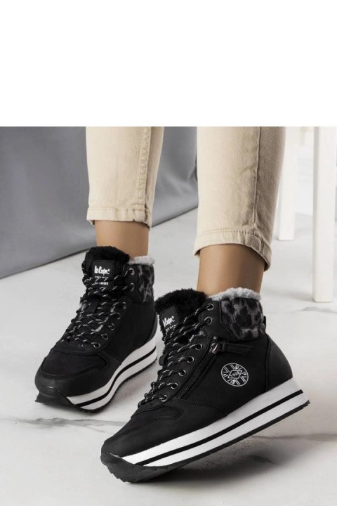 Czarne ocieplane botki LCJ-22-31-1448L Lee Cooper - Solea Czarne ocieplane botki LCJ-22-31-1448L Lee Cooper - Solea