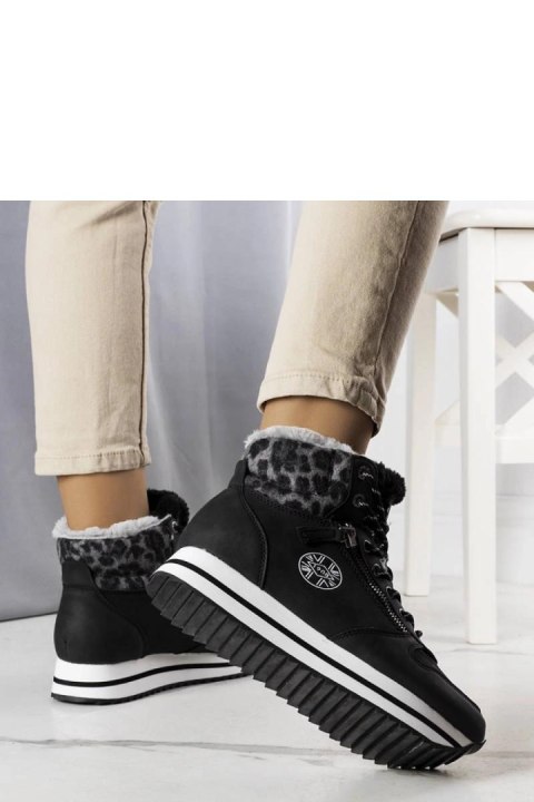 Czarne ocieplane botki LCJ-22-31-1448L Lee Cooper - Solea Czarne ocieplane botki LCJ-22-31-1448L Lee Cooper - Solea
