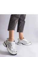 Czarne sportowe sneakersy damskie Ondina - Solea