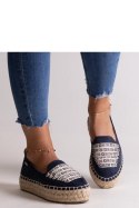 Granatowe espadryle Big Star JJ274889 - Solea