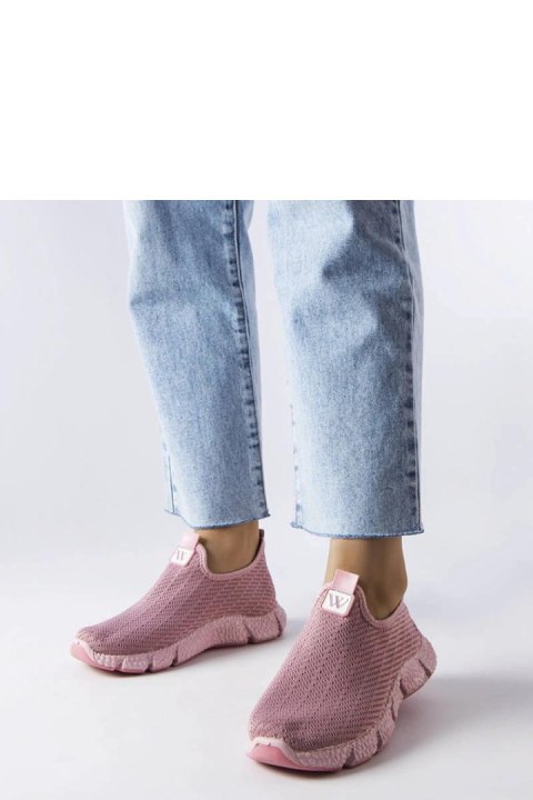 Różowe wsuwane sneakersy Yellville - Solea Różowe wsuwane sneakersy Yellville - Solea