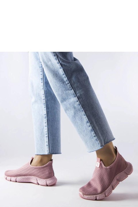 Różowe wsuwane sneakersy Yellville - Solea Różowe wsuwane sneakersy Yellville - Solea
