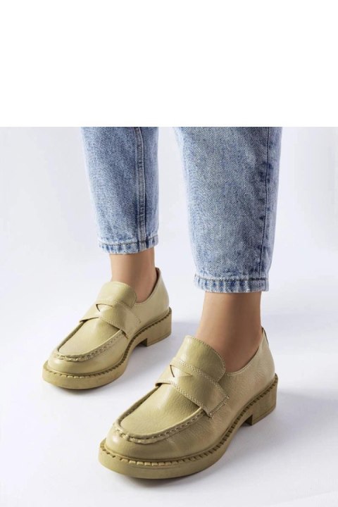 Zielone eleganckie mokasyny Élodie - Solea Zielone eleganckie mokasyny Élodie - Solea