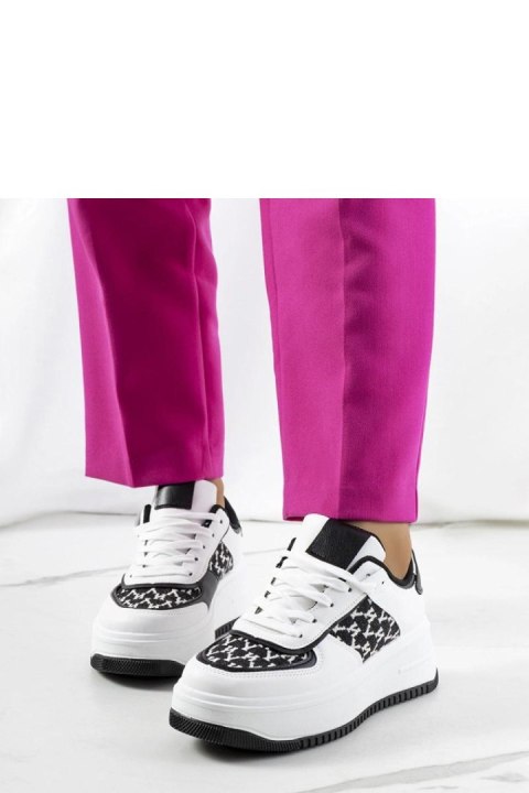 Białe sneakersy na wysokiej podeszwie Valpara - Solea Białe sneakersy na wysokiej podeszwie Valpara - Solea