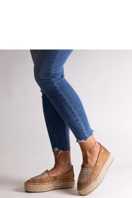 Brązowe espadryle Big Star JJ274892 - Solea Hurtownia odzieży on-line, moda damska, bielizna i obuwie dla kobiet - Matterhorn.pl