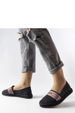 Czarne espadryle Big Star LL274894 - Solea