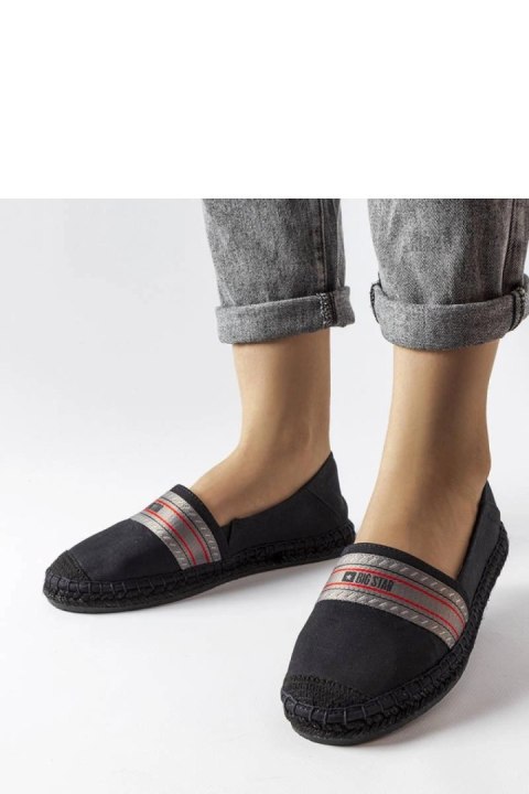 Czarne espadryle Big Star LL274894 - Solea Czarne espadryle Big Star LL274894 - Solea