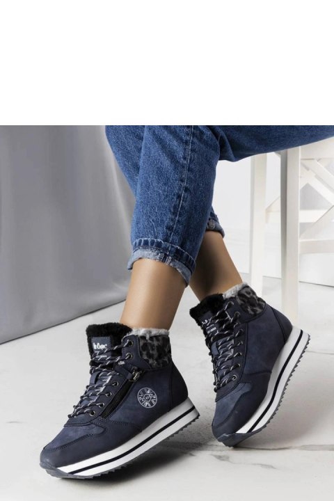 Granatowe botki LCJ-22-31-1450L Lee Cooper - Solea Granatowe botki LCJ-22-31-1450L Lee Cooper - Solea