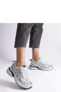 Niebieskie sportowe sneakersy damskie Ondina - Solea