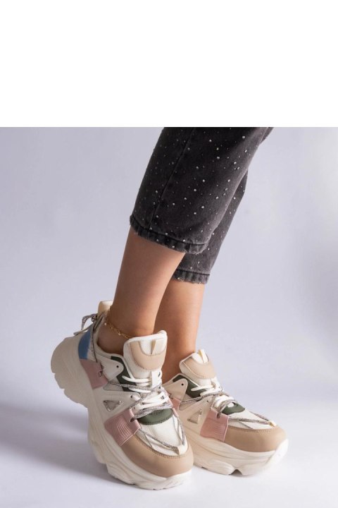 Wielokolorowe sneakersy sportowe damskie Ivett - Solea Wielokolorowe sneakersy sportowe damskie Ivett - Solea