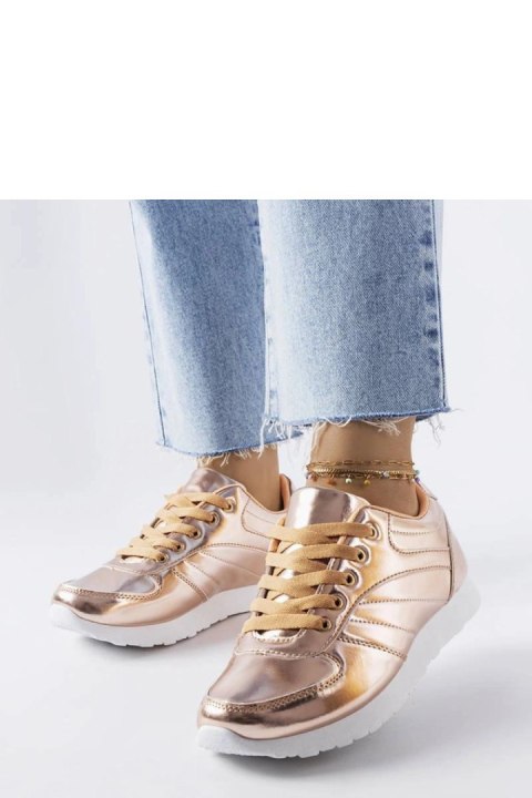 Złote sneakersy Quessy - Solea Złote sneakersy Quessy - Solea