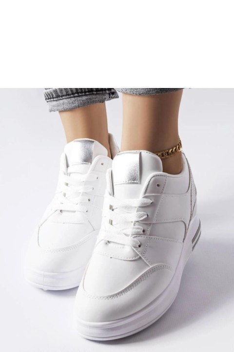 Białe sneakersy na koturnie CinqMars - Solea Białe sneakersy na koturnie CinqMars - Solea