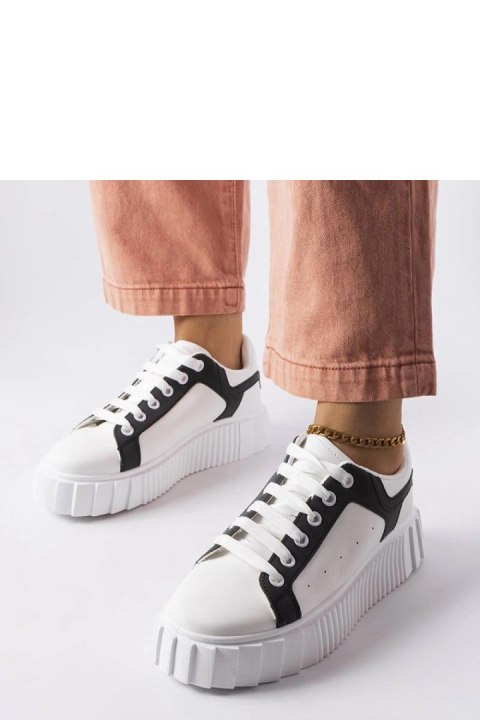 Białe sneakersy na platformie Gosselin - Solea Białe sneakersy na platformie Gosselin - Solea