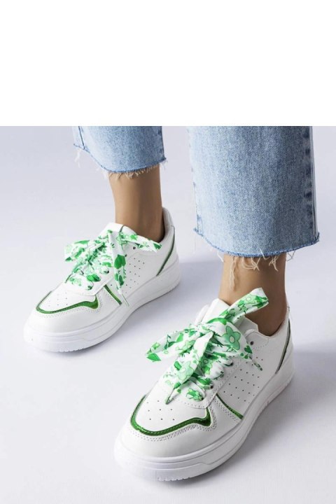 Białe sneakersy wiązane wstążką Pryor - Solea Białe sneakersy wiązane wstążką Pryor - Solea