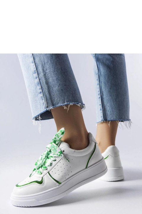 Białe sneakersy wiązane wstążką Pryor - Solea Białe sneakersy wiązane wstążką Pryor - Solea