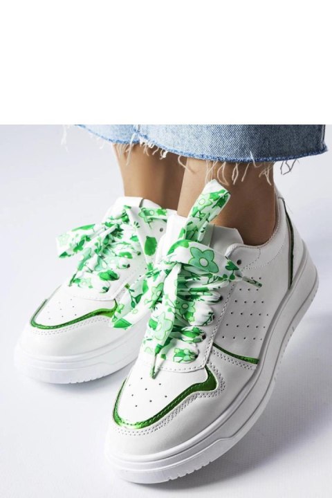 Białe sneakersy wiązane wstążką Pryor - Solea Białe sneakersy wiązane wstążką Pryor - Solea