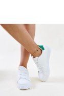 Biało-zielone sneakersy Akila - Solea