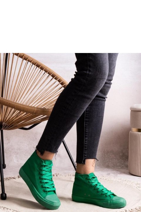 Zielone wysokie trampki Rafife - Solea Zielone wysokie trampki Rafife - Solea