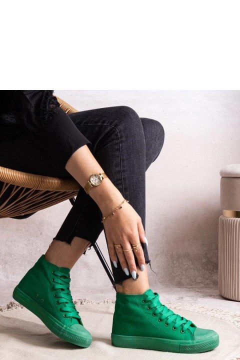 Zielone wysokie trampki Rafife - Solea Zielone wysokie trampki Rafife - Solea
