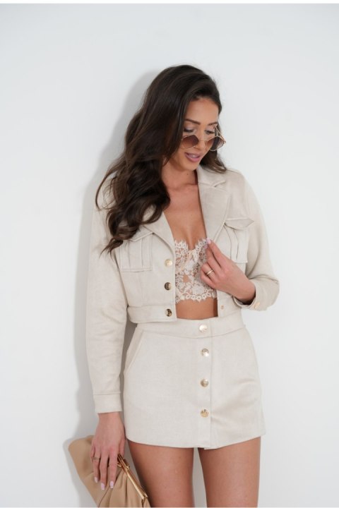 Spódnica Komplet Model Bliss 239770001 Light Beige - LaBalancia Spódnica Komplet Model Bliss 239770001 Light Beige - LaBalancia