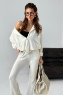 Spodnie Komplet Model Paris 205252610 Ecru - LaBalancia
