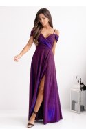 Sukienka Model Walentina Lux 001117. Multi Violet/Navy - With You