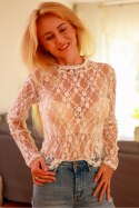 Bluzka Model Angel Ecru - Mirale