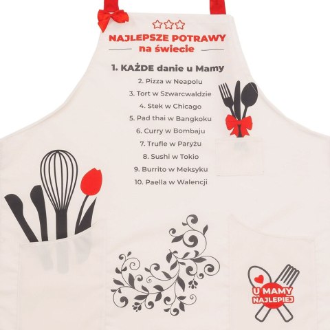 Fartuch ze stemplem do ciastek prezent Dzień Matki Fartuch ze stemplem do ciastek prezent Dzień Matki