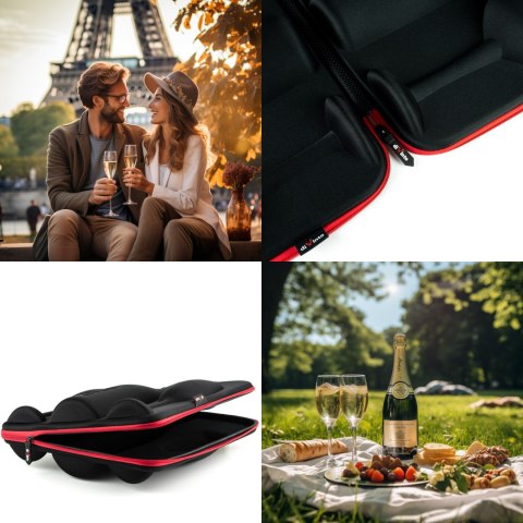 Kieliszki prosecco szampan w etui diVinto Avant Kieliszki prosecco szampan w etui diVinto Avant