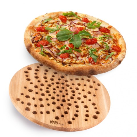Pizza Aerator Deska na Pizzę Drewniania Okrągła Pizza Aerator Deska na Pizzę Drewniania Okrągła