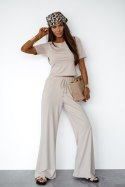 Spodnie Komplet Model Dallas 295623787 Beige - LaBalancia