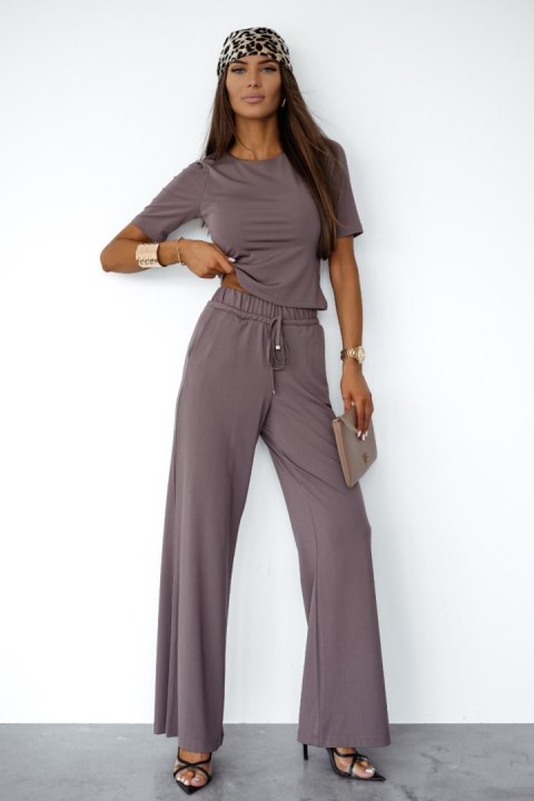 Spodnie Komplet Model Dallas 295624533 Mocca - LaBalancia