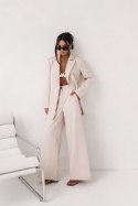 Spodnie Komplet Model Emma 219256776 Beige - LaBalancia