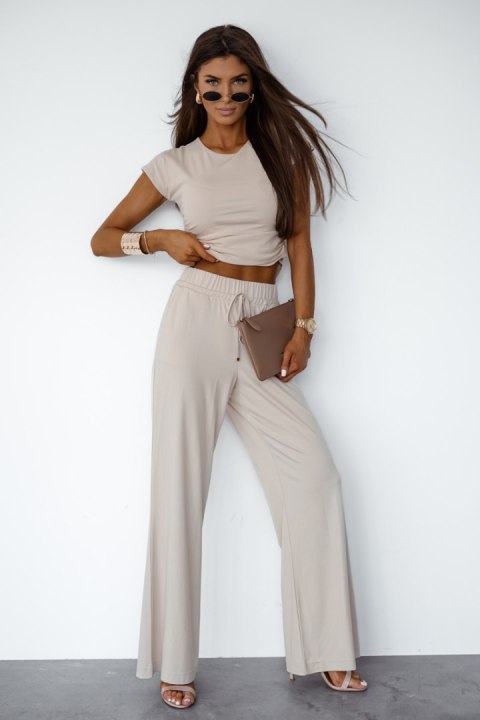 Spodnie Komplet Model Shira 295747862 Beige - LaBalancia Spodnie Komplet Model Shira 295747862 Beige - LaBalancia