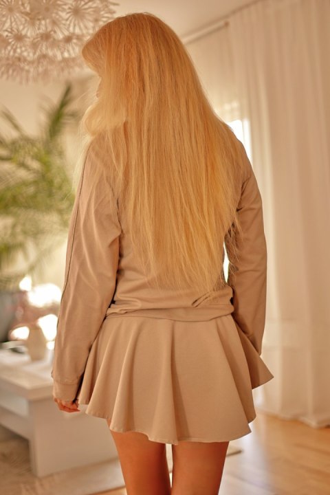 Spodnie Spódnicospodnie Model Nai Beige - Mirale Spodnie Spódnicospodnie Model Nai Beige - Mirale