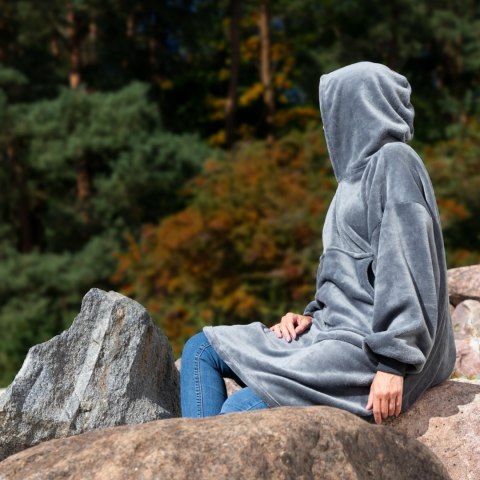 Bluzair Koco Bluza Oversize z Kapturem Polska 4w1 Bluzair Koco Bluza Oversize z Kapturem Polska 4w1