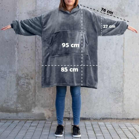 Bluzair Koco Bluza Oversize z Kapturem Polska 4w1 Bluzair Koco Bluza Oversize z Kapturem Polska 4w1