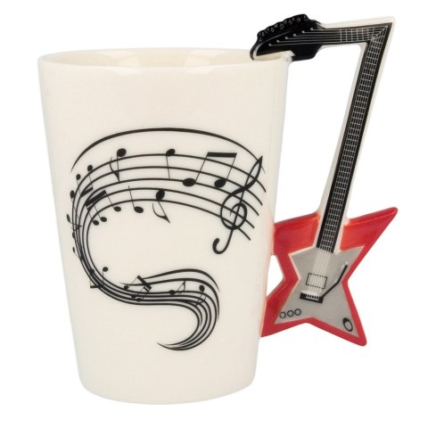 Kubek Muzyka Gitara prezent dla nauczyciela nutki Kubek Muzyka Gitara prezent dla nauczyciela nutki