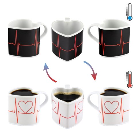 Zaskakujący Magiczny Kubek Deluxe - Moje serce bije dla Ciebie - prezent Zaskakujący Magiczny Kubek Deluxe - Moje serce bije dla Ciebie - prezent