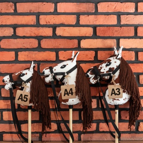 Hobby Horse Skippi A5 tarantowaty - biało brązowy - prezent dzień dziecka Hobby Horse Skippi A5 tarantowaty - biało brązowy - prezent dzień dziecka