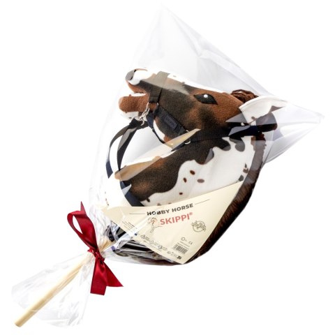 Hobby Horse Skippi A5 tarantowaty - biało brązowy - prezent dzień dziecka Hobby Horse Skippi A5 tarantowaty - biało brązowy - prezent dzień dziecka