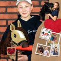 Hobby Horse Skippi Karmel A3 - kantar i wodze w zestawie - beżowy